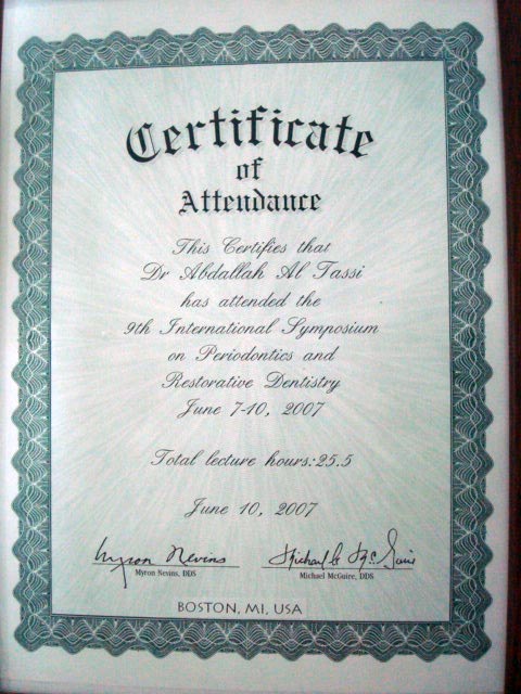 Certificate 13 — GERMANY